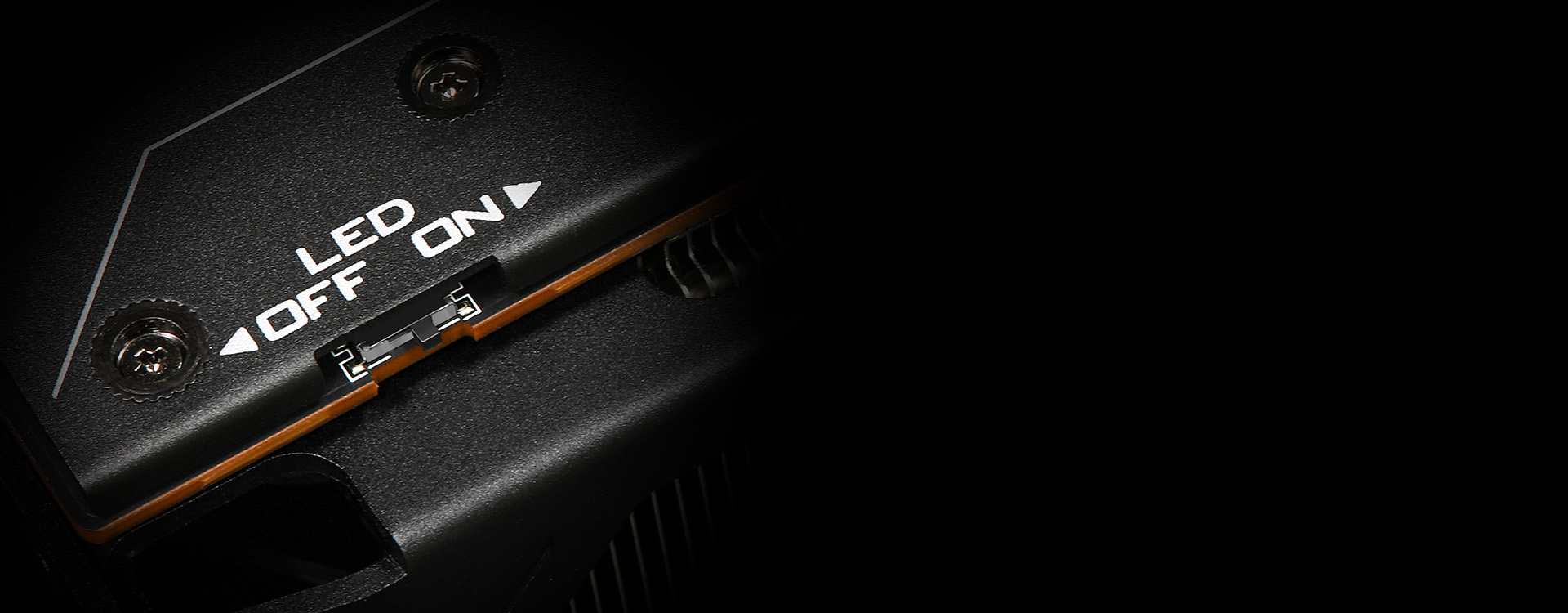 VGA LED On/Off Switch